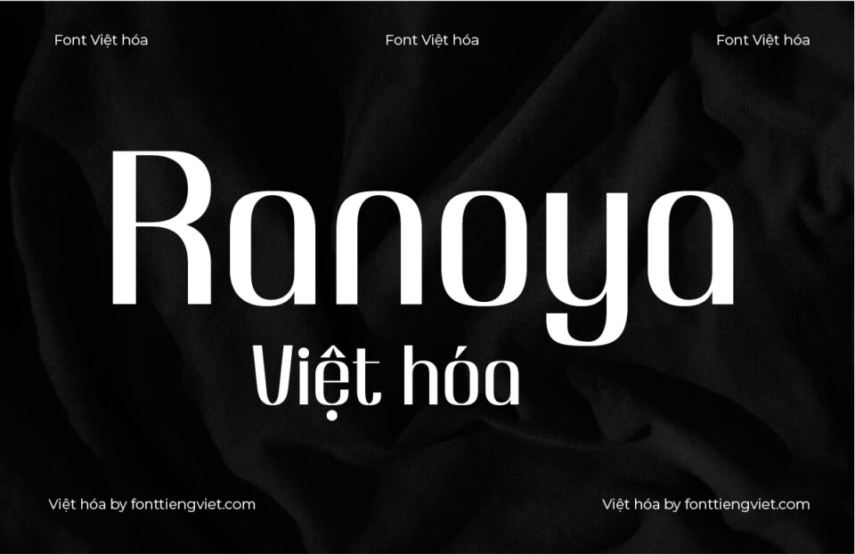 Font Việt hóa 1FTV Ranoya