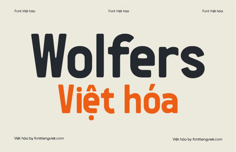 Font Việt hóa 1FTV Wolfers