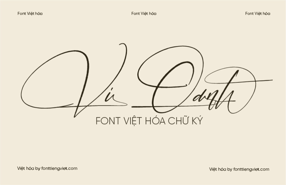 Font Việt hóa 1FTV VIP Molahesta Italic – Font việt hóa chữ ký