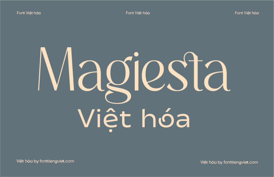 Font Việt hóa 1FTV VIP Magiesta