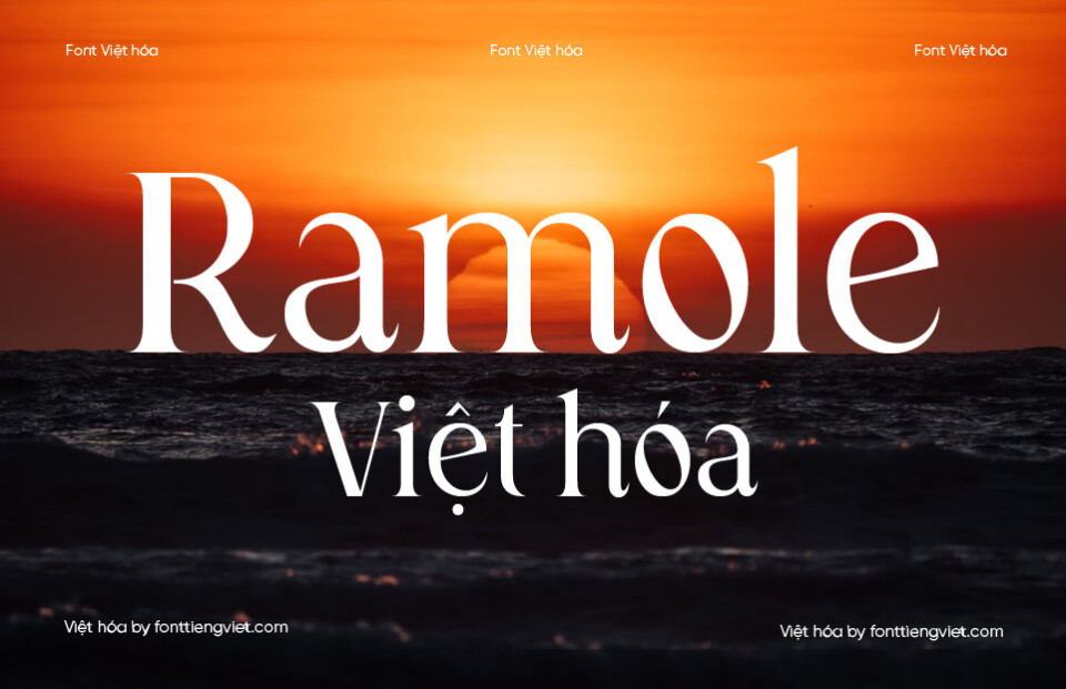 Font Việt hóa 1FTV VIP Ramole
