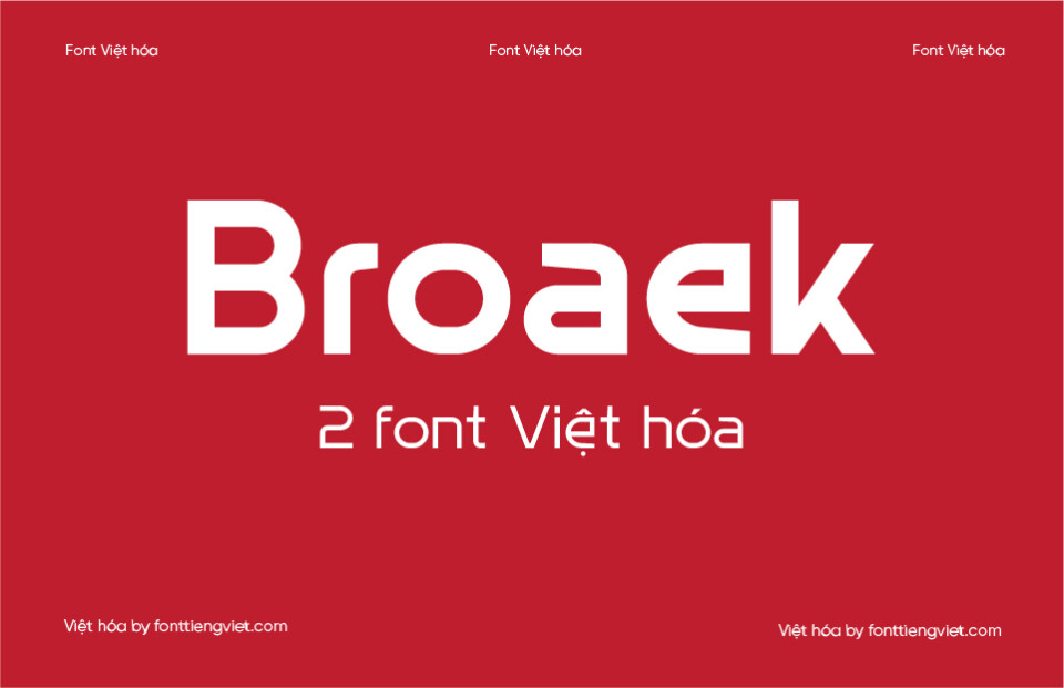 2 Font Việt hóa 1FTV VIP Broaek