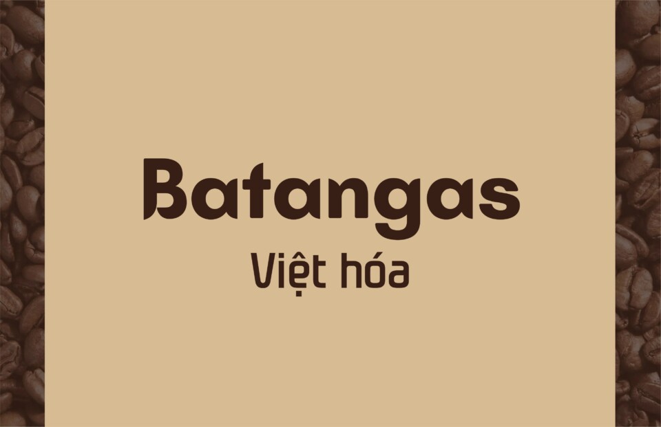 Font Việt hóa VN Batangas Bold