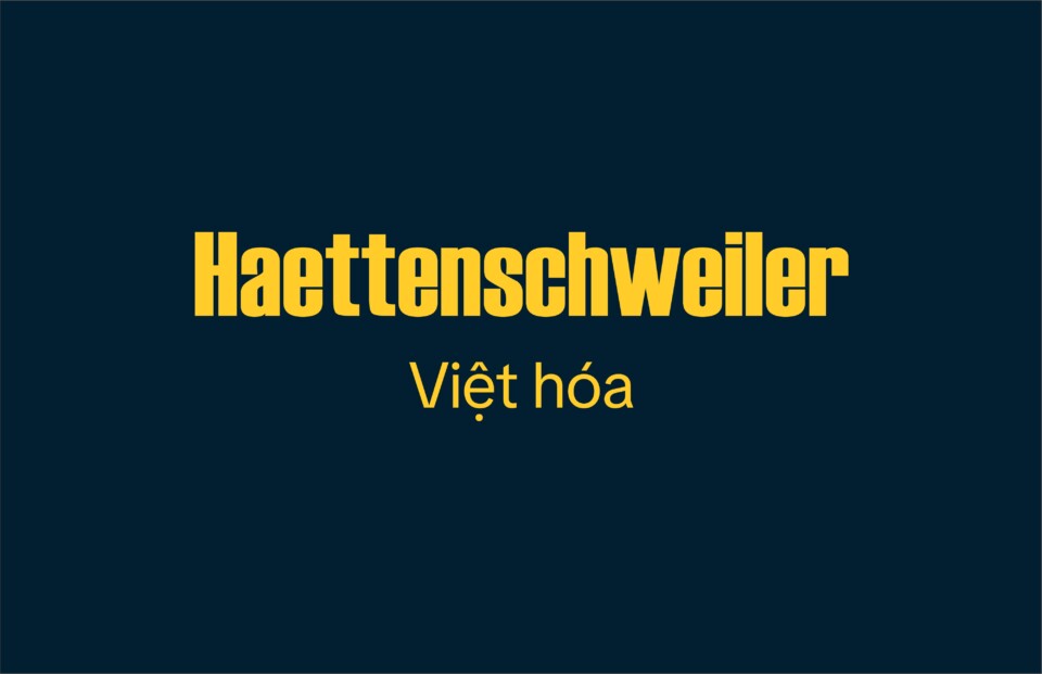 Font Việt hóa VN Haettenschweiler