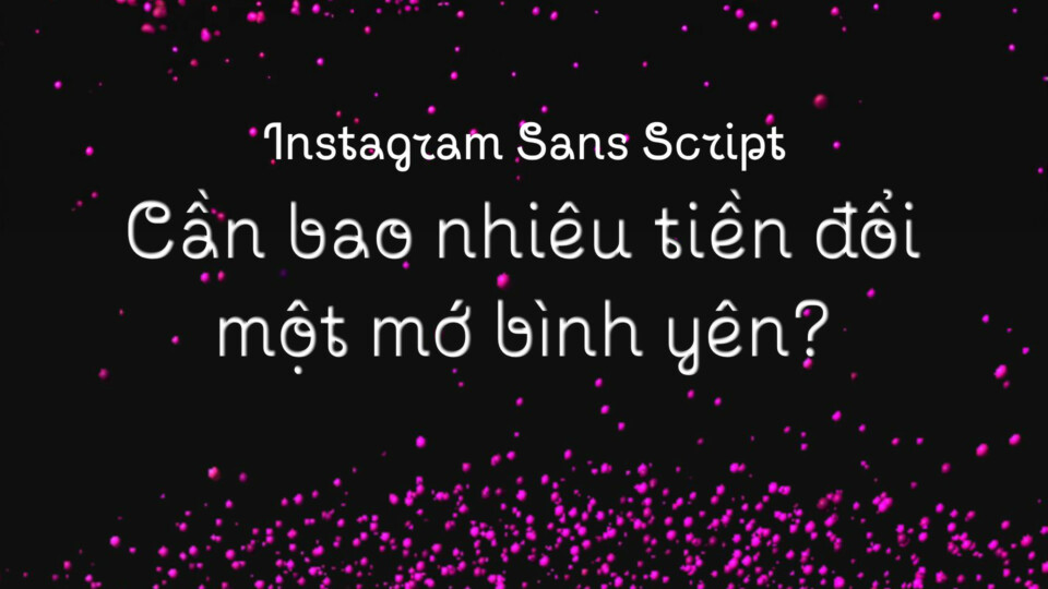 Font Instagram Sans Việt hóa (6 files)