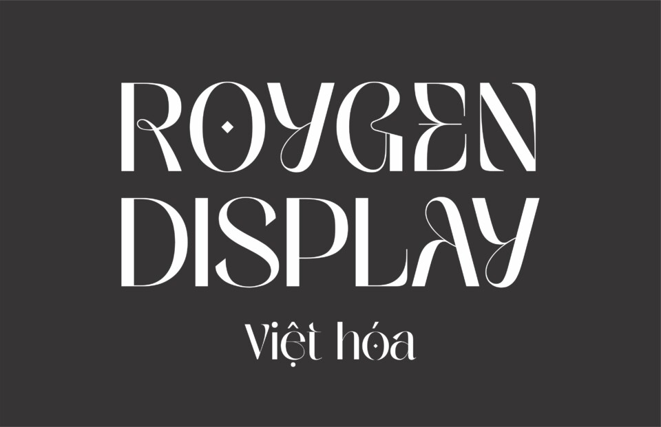 Font Việt hóa VN Roygen Display