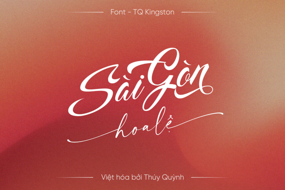 Font việt hoá TQ Kingston