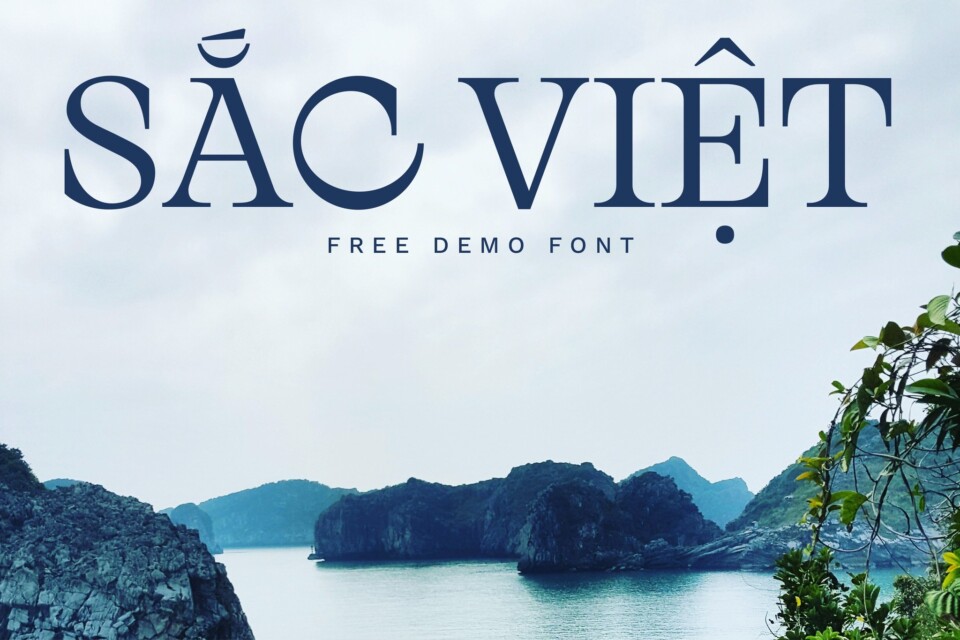 Font Sắc Việt typefaces ( Free Font demo )