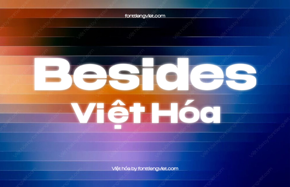 Font Việt hóa 1FTV VIP Besides