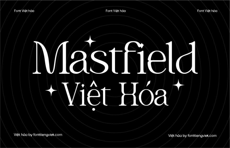 Font Việt hóa 1FTV VIP Mastfield