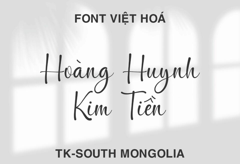 Font Việt Hoá TK-South Mongolia