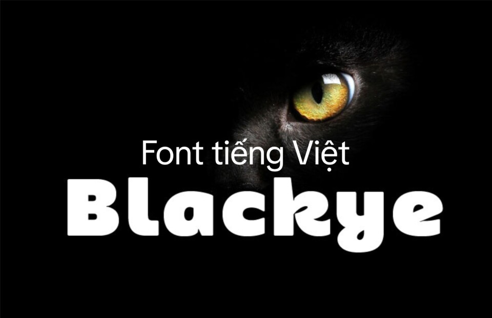 Font tiếng Việt Blackye