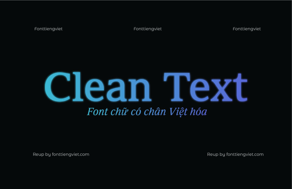 Font Việt hóa ClearTextMedium ( 2 file )