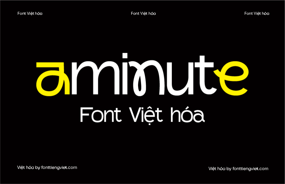 Font Việt hóa 1FTV VIP Aminute