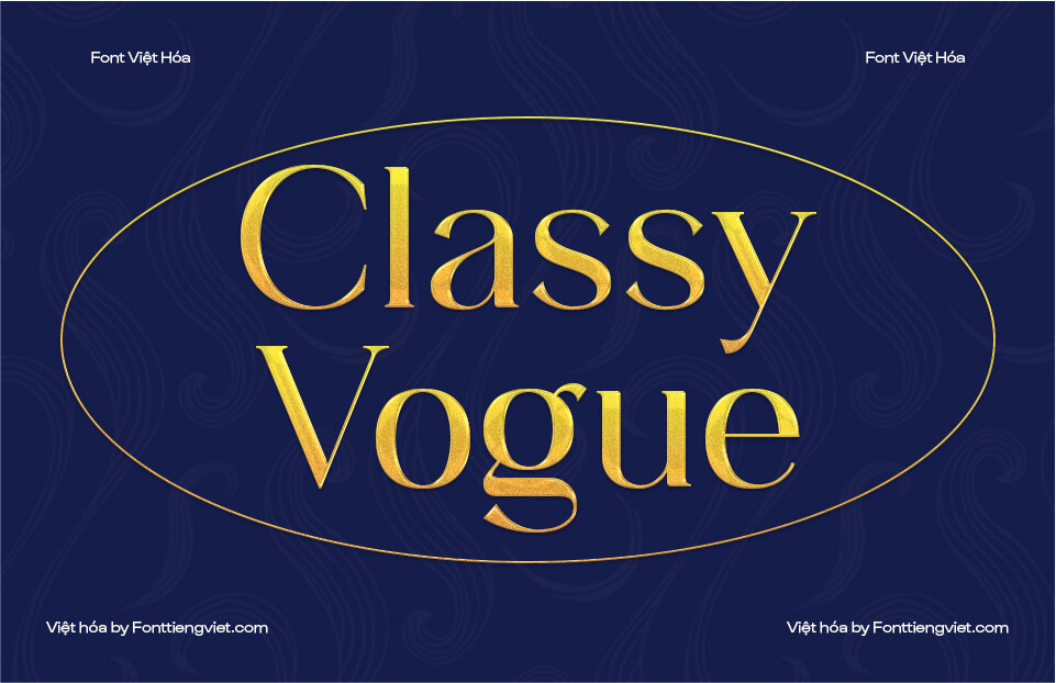 Font Việt hóa 1FTV VIP Classy Vogue