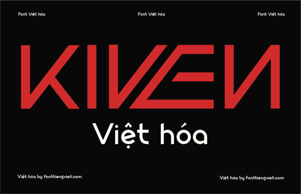 Font Việt hóa 1FTV VIP Kiven