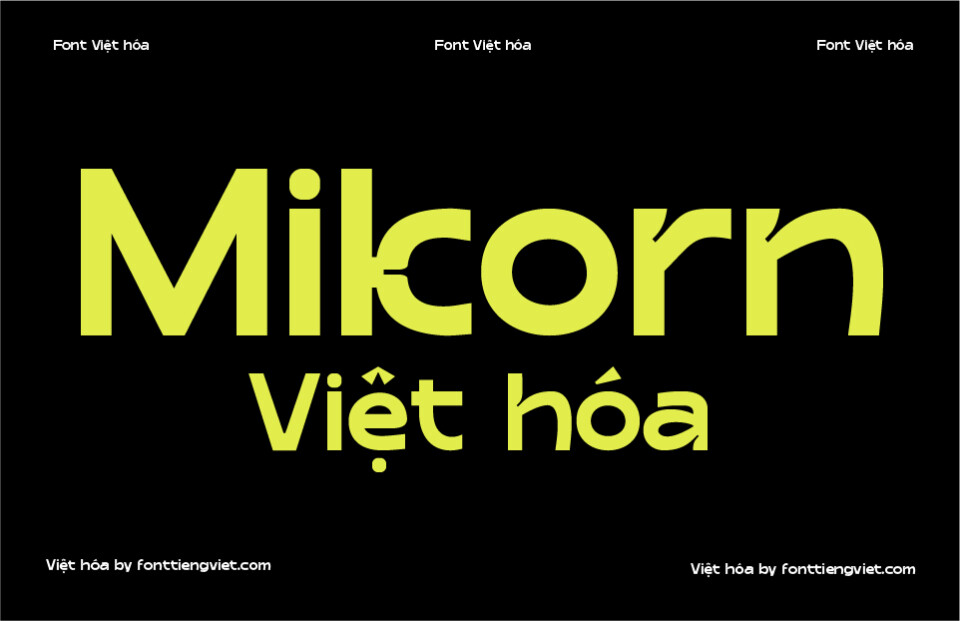 Font Việt hóa 1FTV VIP Mikorn