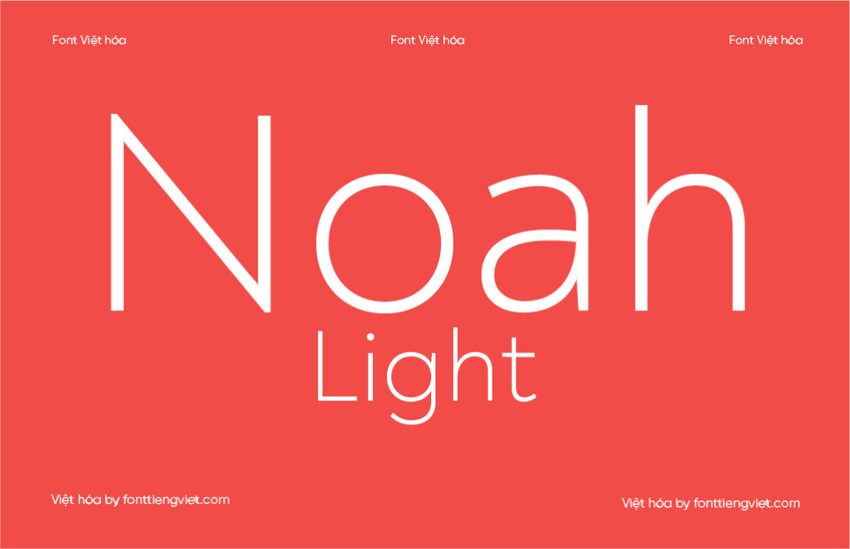 Font Việt hóa 1FTV VIP Noah Text light