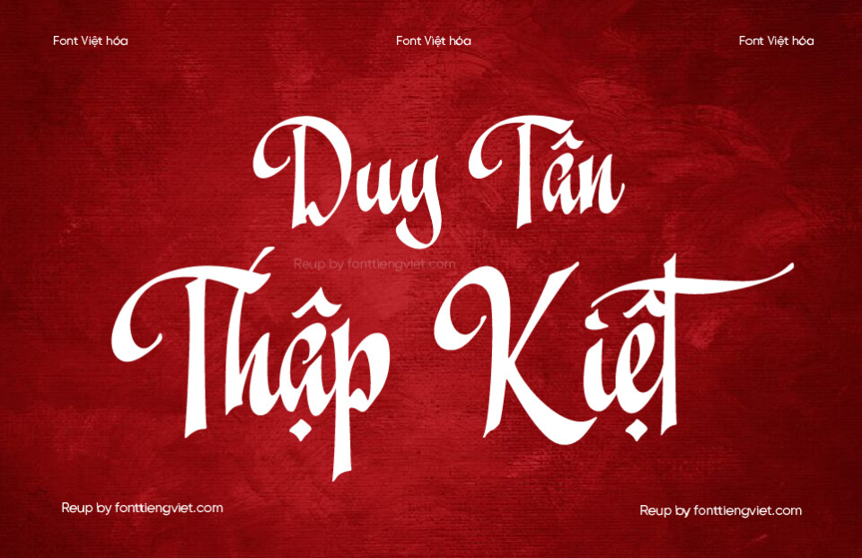 Font Việt hóa UTM AS Christmas KT