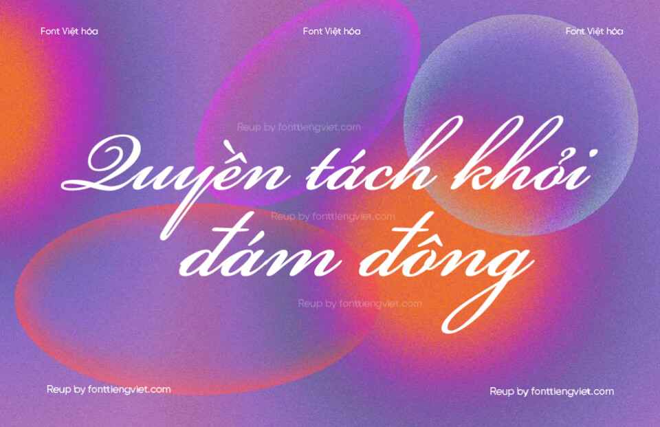 Font Việt hóa UTM Beautiful KT