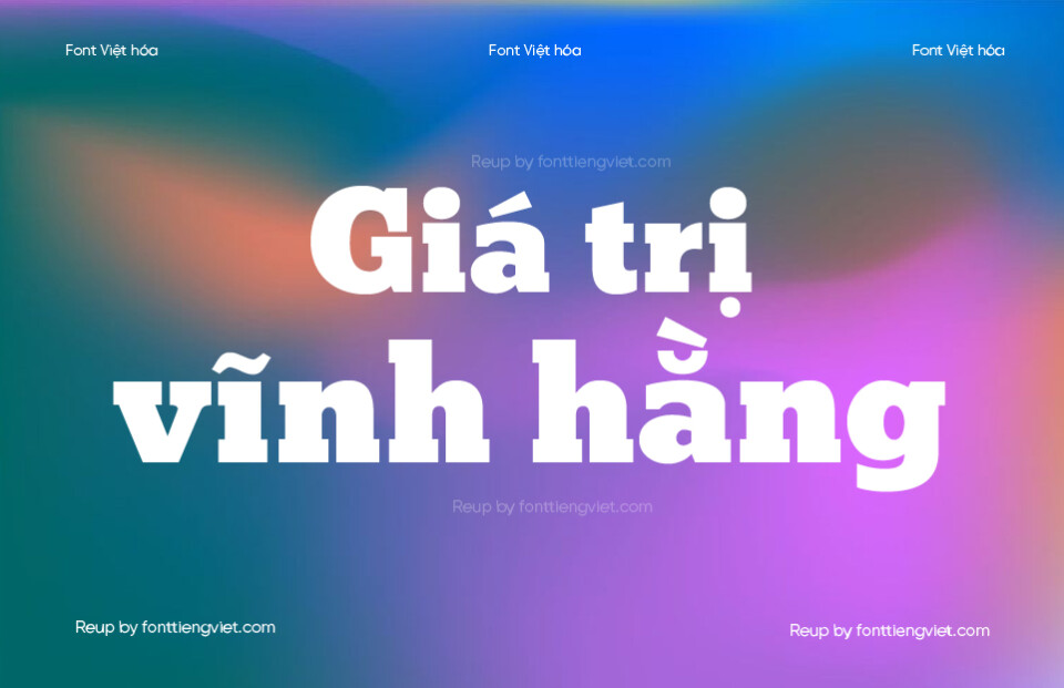 Font Việt hóa UTM Bevan