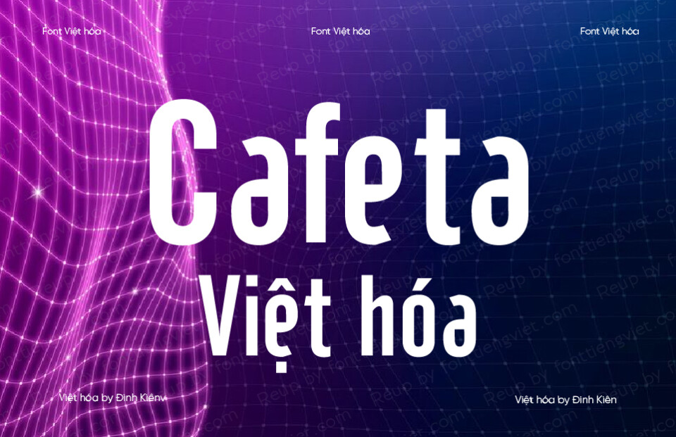 Font Việt hóa UTM Cafeta