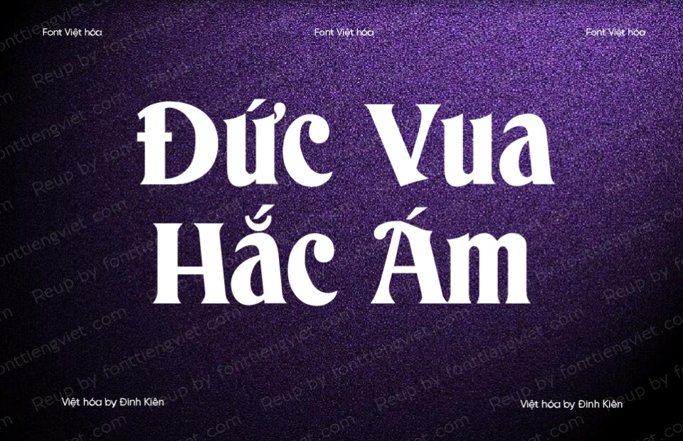 Font Việt hóa UTM Deneane