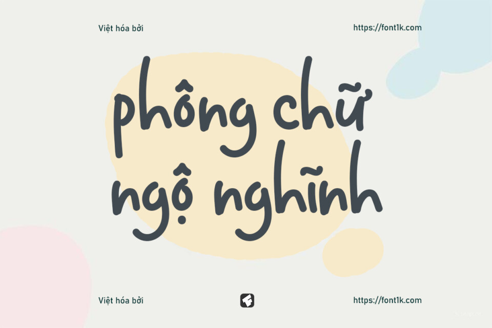 Font Việt hóa 1K Awesome Quote