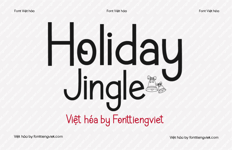 Font Việt hóa 1FTV Holiday Jingle Regular