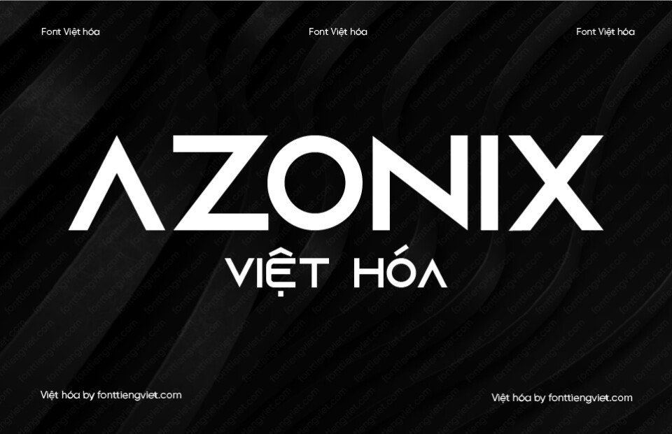 Font Việt hóa 1FTV VIP Azonix