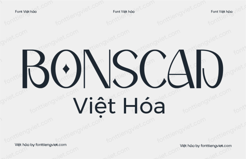 Font Việt hóa 1FTV VIP Bonsad