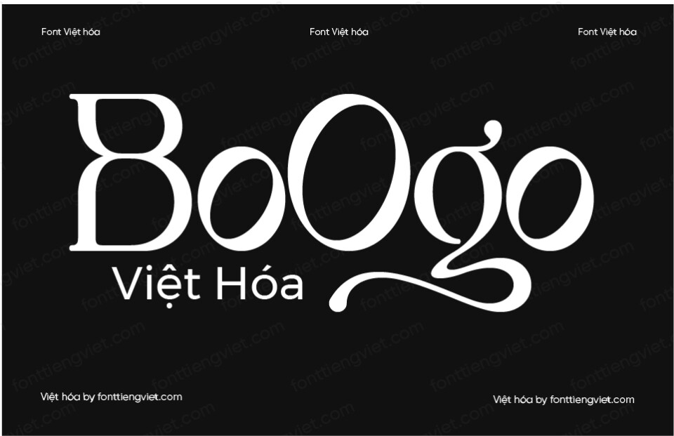 Font Việt hóa 1FTV VIP Boogo