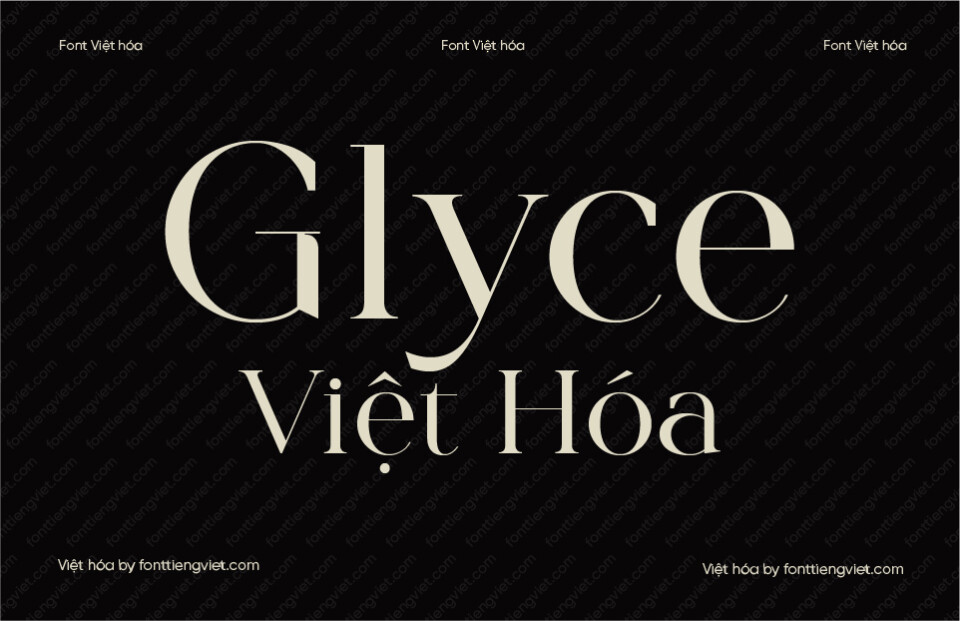 Font Việt hóa 1FTV VIP Glyce