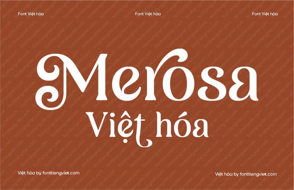 Font Việt hóa 1FTV VIP Merosa