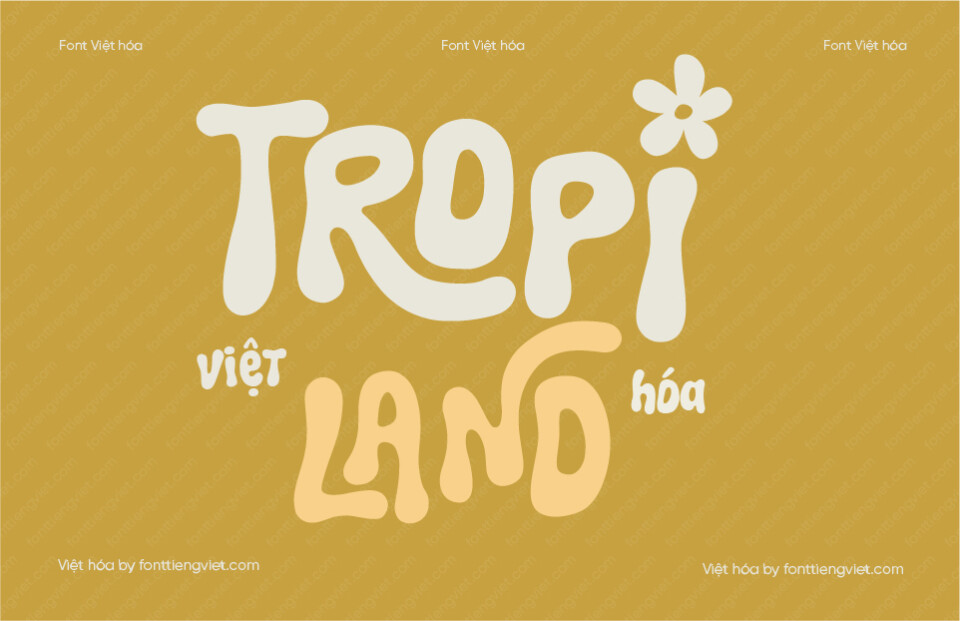 Font Việt hóa 1FTV VIP Tropi Land