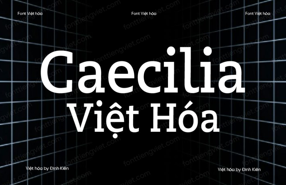 Font Việt hóa UTM Caecilia KT