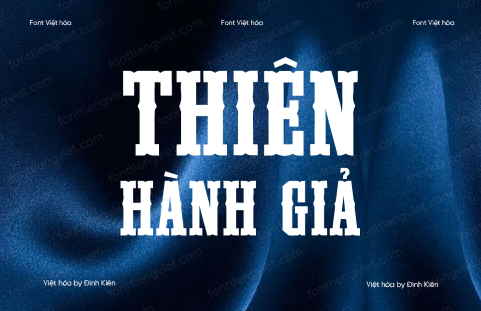 Font Việt hóa UTM Gunslinger