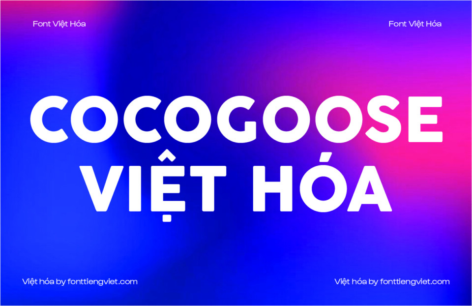 Font việt hóa 1FTV VIP Cocogoose regular