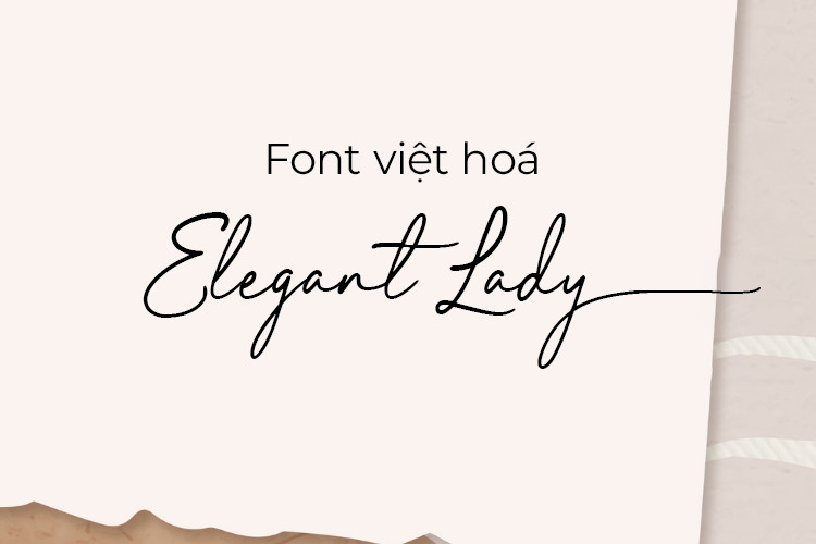 Font việt hoá MJ Elegant Lady