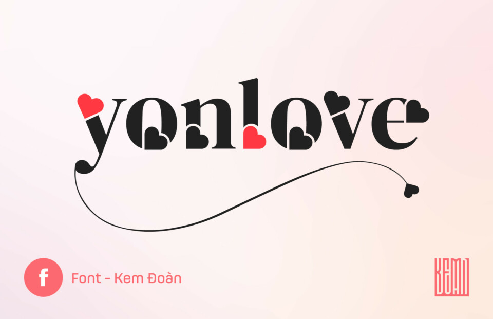 Font Việt hóa – KD Yon Love