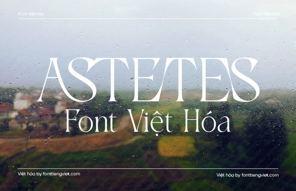 Font Việt hóa 1FTV VIP Astetes