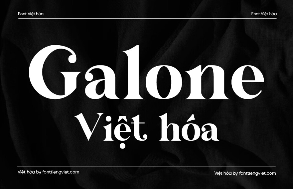 Font Việt hóa 1FTV VIP Galone