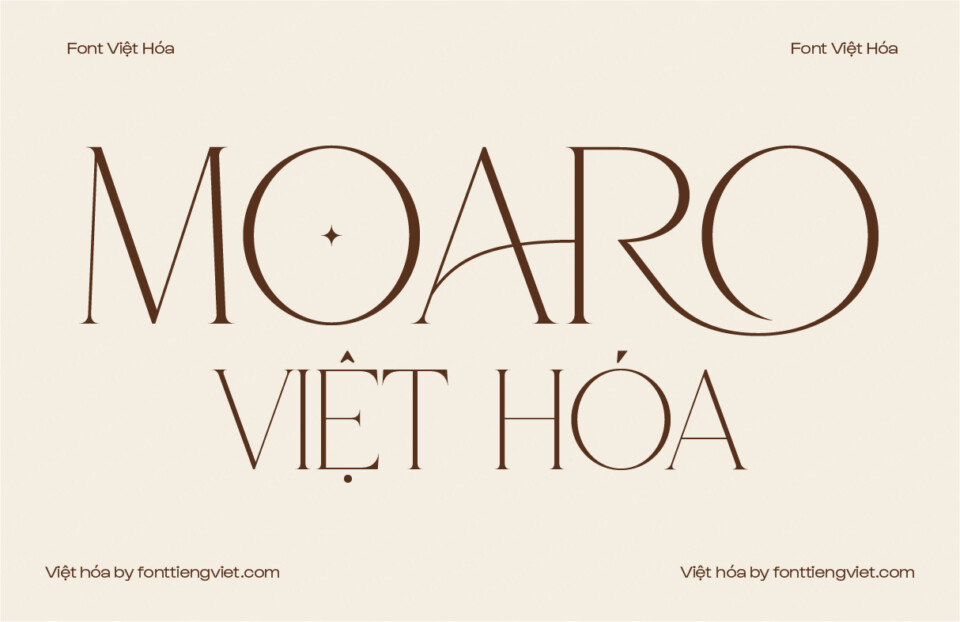 Font Việt hóa 1FTV VIP Moaro