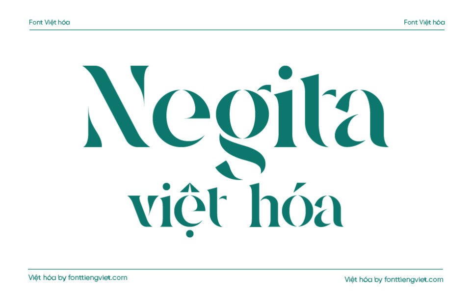 Font Việt hóa 1FTV VIP Negita