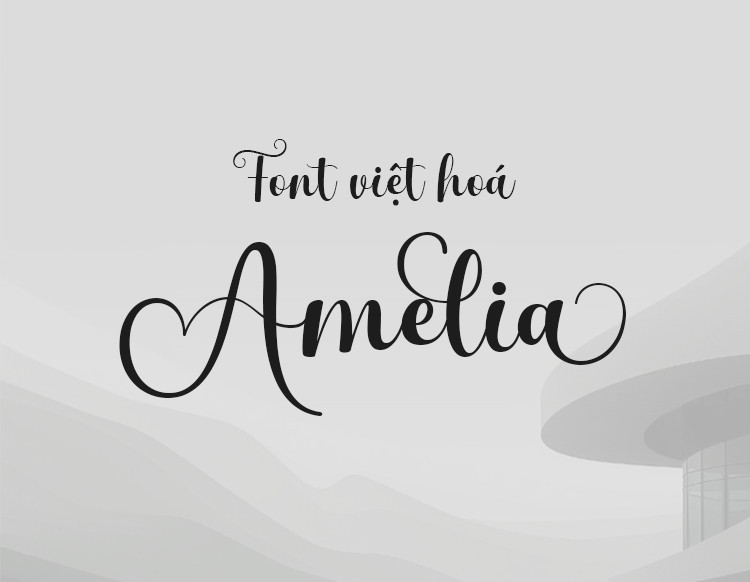 Font việt hóa MJ Amelia