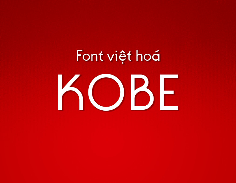 font việt hoá MJ Kobe ( Regular )