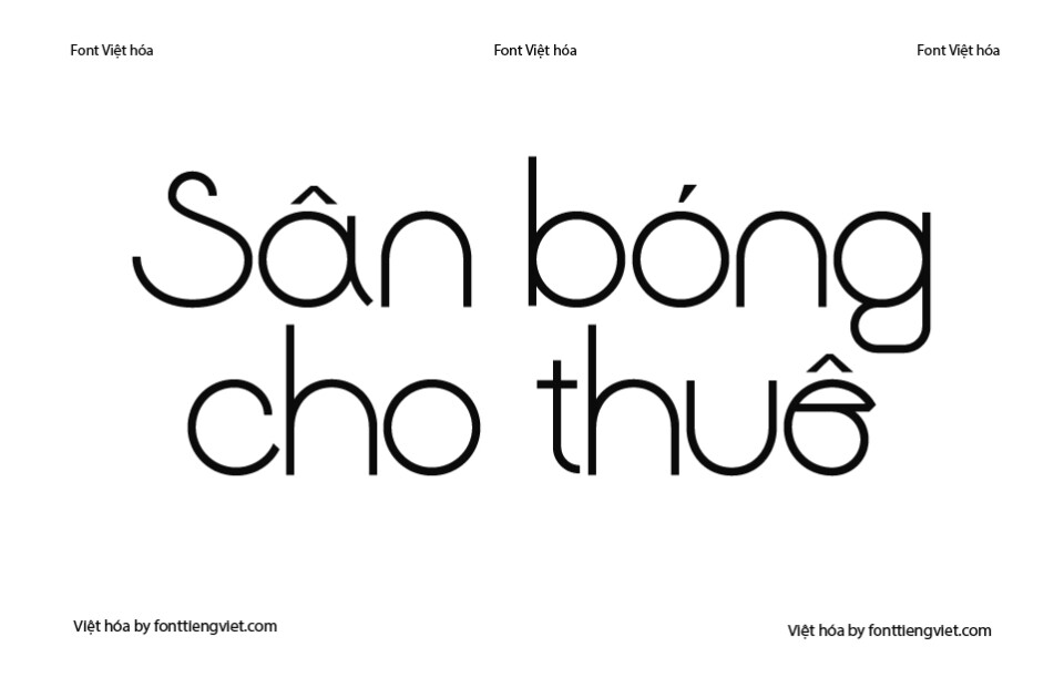 Font Việt hóa 1FTV VIP Gaego – Font Không Chân Mảnh Nhẹ Cho Thiết Kế Thể Thao
