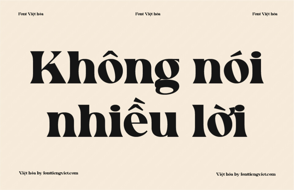 Font Việt hóa 1FTV VIP Swoxemun