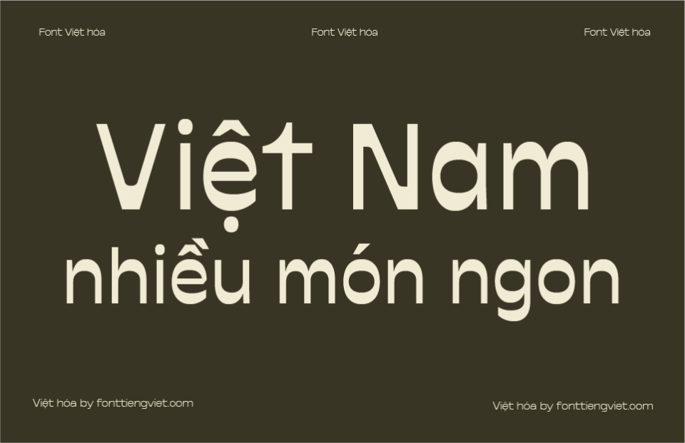 Font Việt hóa 1FTV VIP Antipol Medium