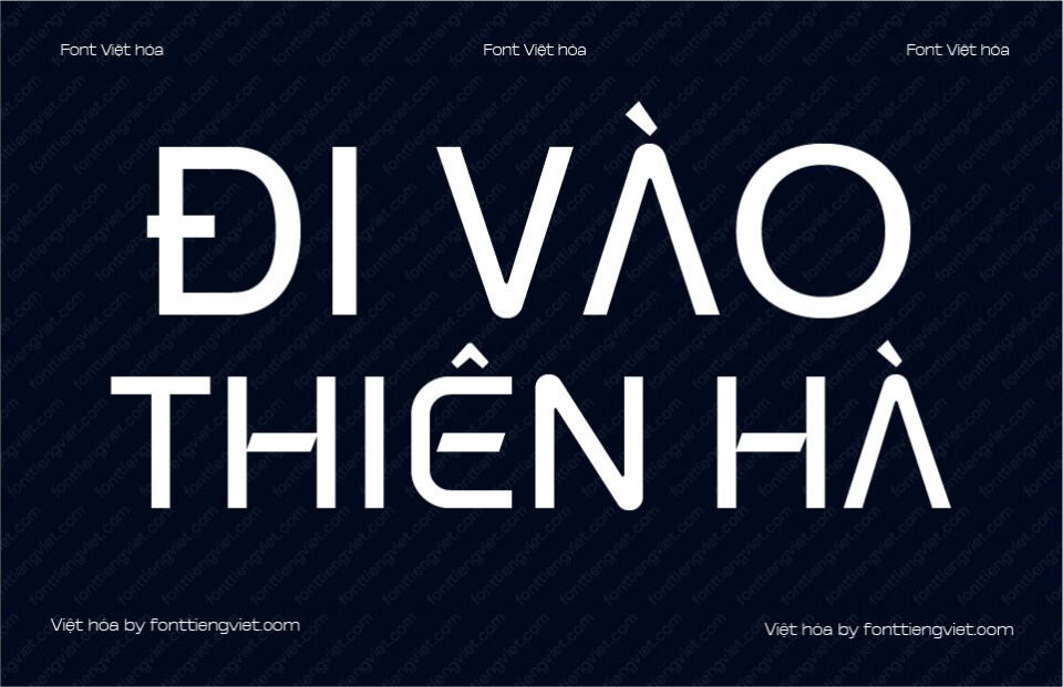 Font Việt hóa 1FTV VIP Kadera